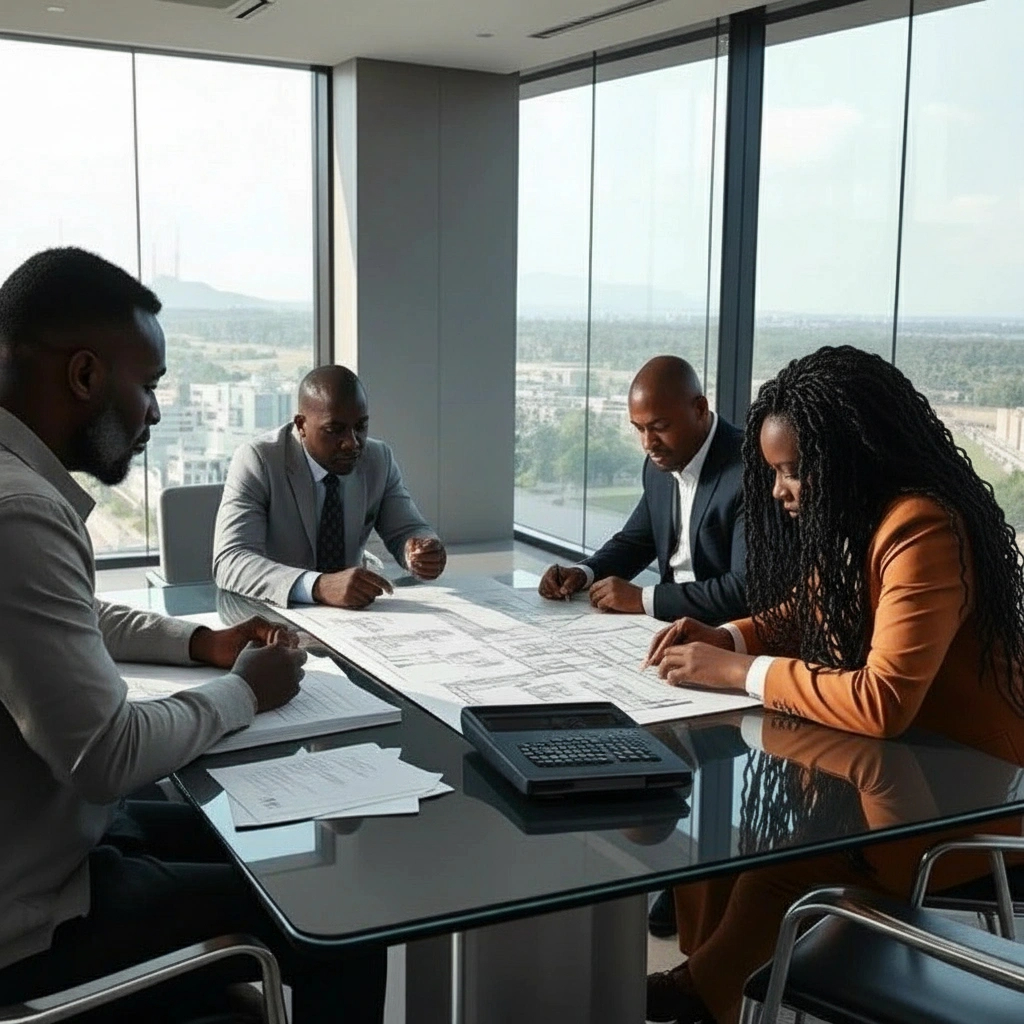 people at work